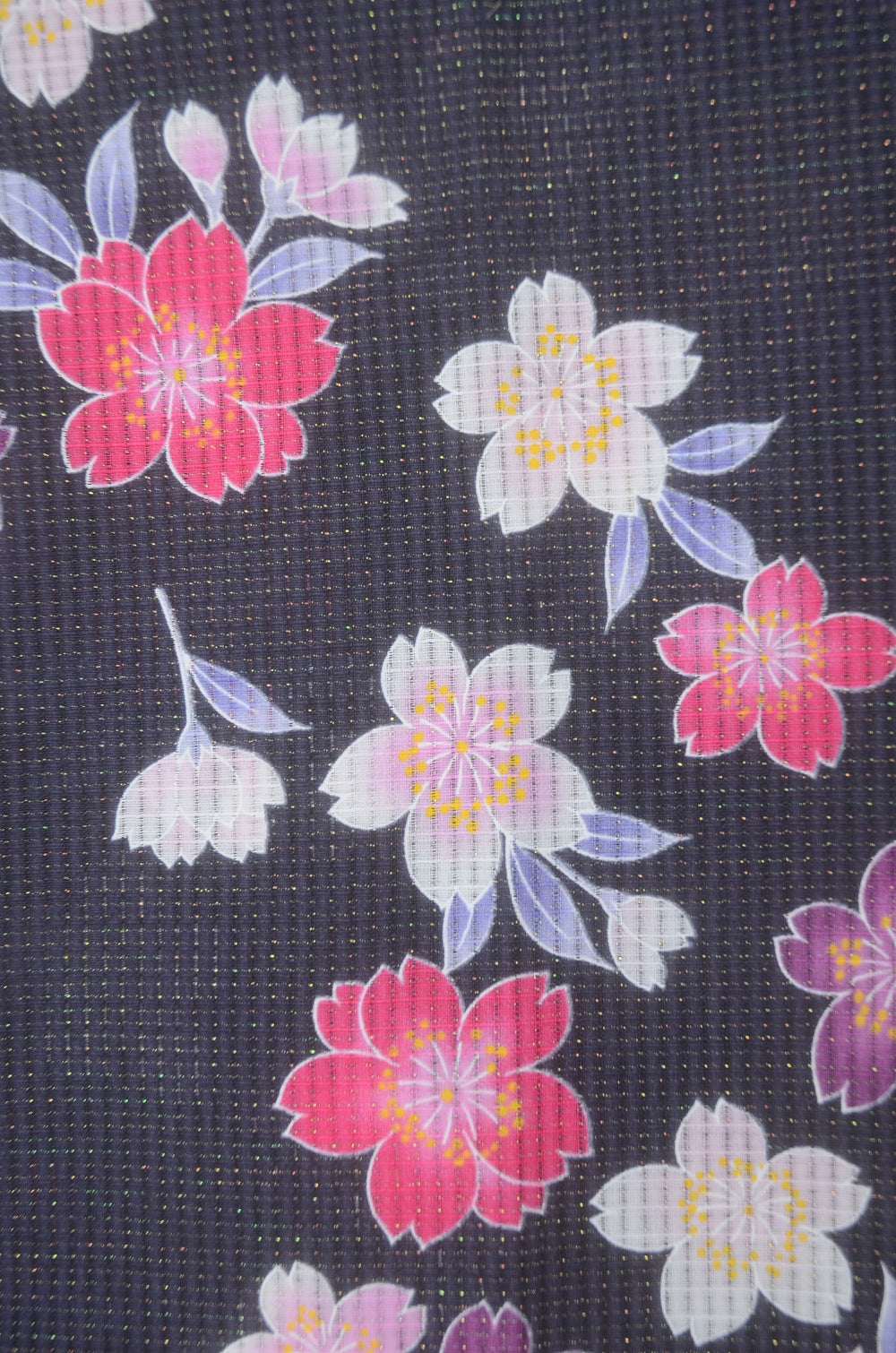 Girls yukata and obi belt set / Warehouse sale WF #1-748 (11-12)