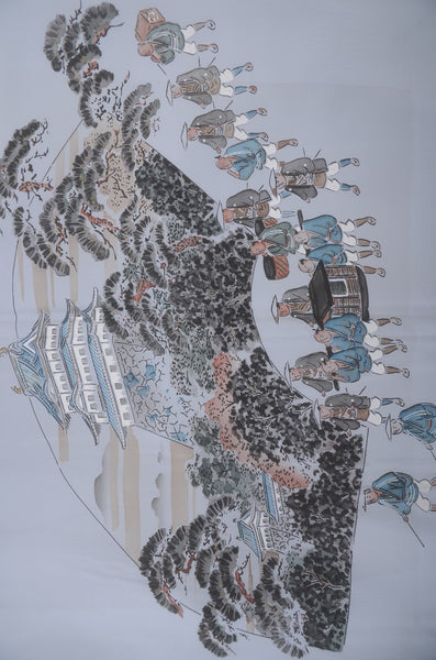 Jacket, kimono, hakama set / JKH #1-346