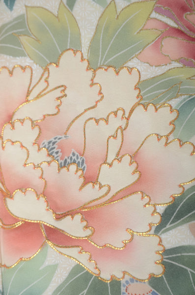 Long-sleeved kimono 6 items set / Furisode / FK#1-918