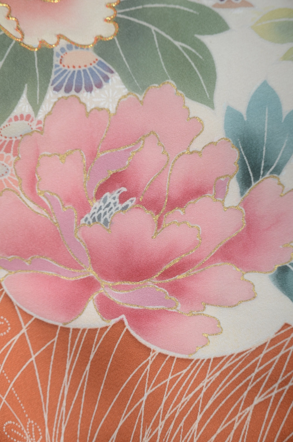 Long-sleeved kimono 6 items set / Furisode / FK#1-918