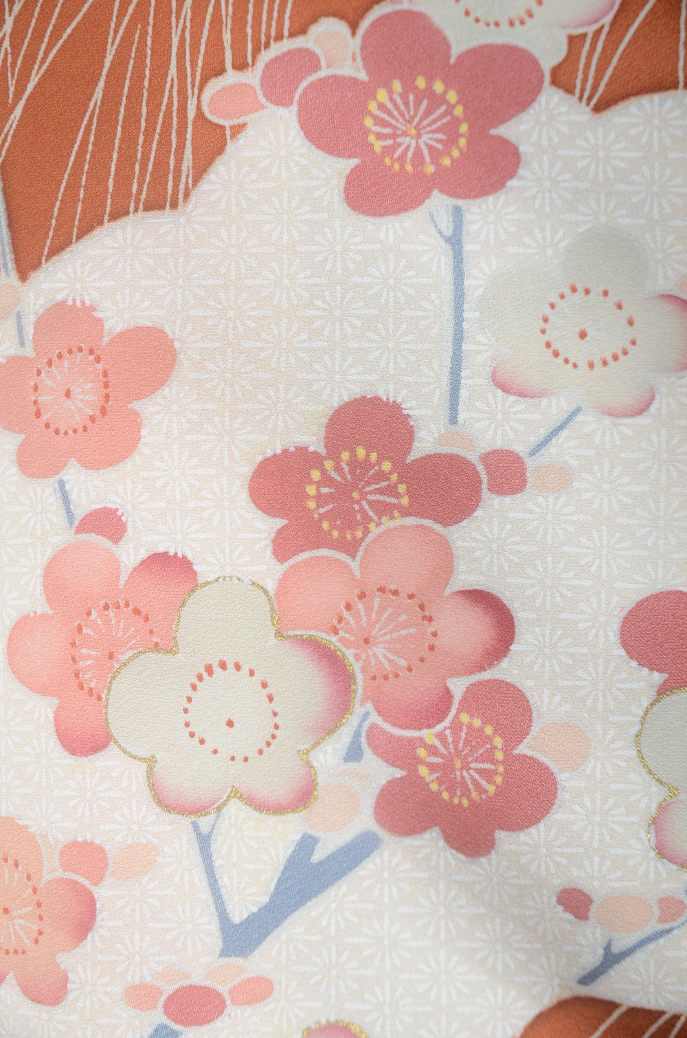 Long-sleeved kimono 6 items set / Furisode / FK#1-918