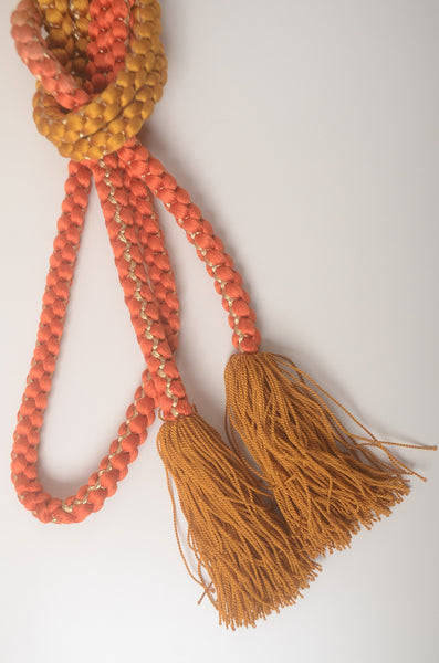 Long-sleeved kimono 6 items set / Furisode / FK#1-918