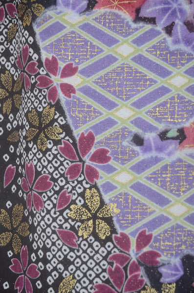 Long-sleeved kimono 6 items set / Furisode / FK#2-278