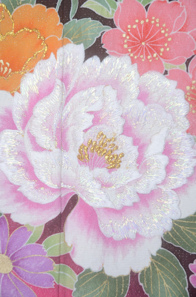 Long-sleeved kimono 6 items set / Furisode / FK#2-282