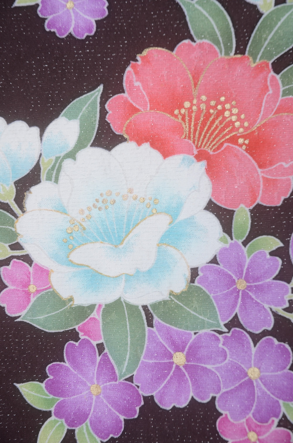 Long-sleeved kimono 6 items set / Furisode / FK#2-282