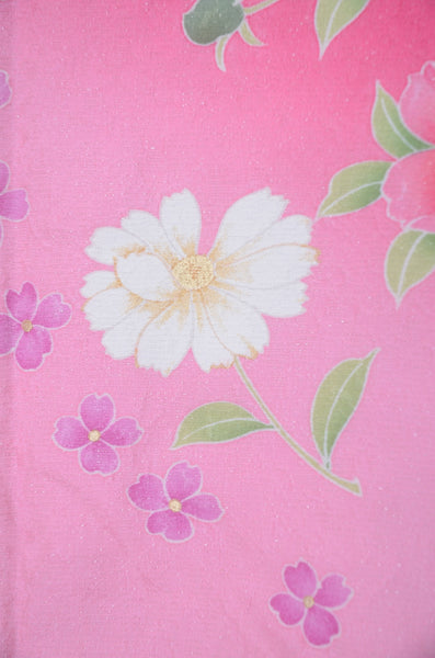 Long-sleeved kimono 6 items set / Furisode / FK#2-282