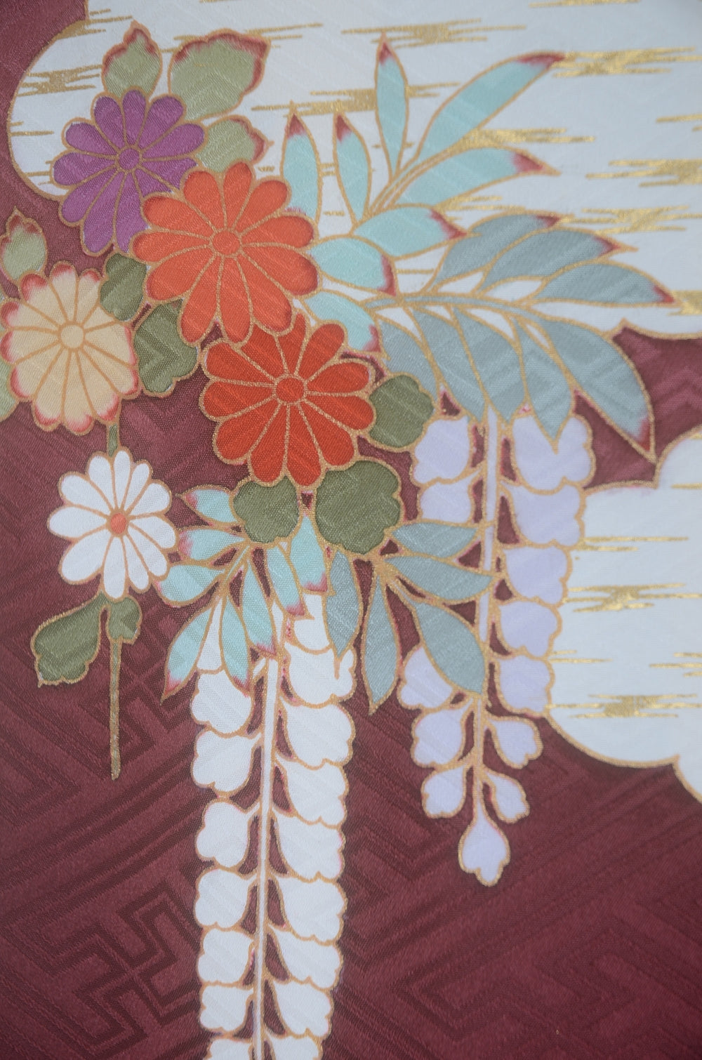 Long-sleeved kimono 6 items set / Furisode / FK#2-283