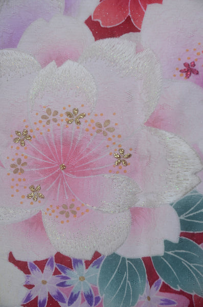 Long-sleeved kimono 6 items set / Furisode / FK#2-313