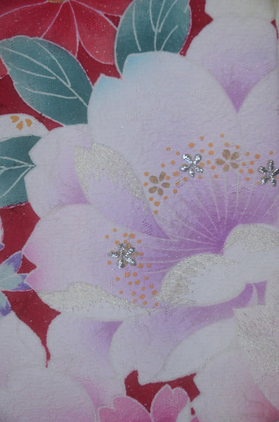 Long-sleeved kimono 6 items set / Furisode / FK#2-313