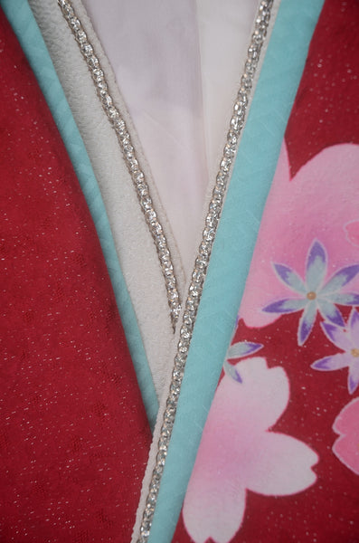 Long-sleeved kimono 6 items set / Furisode / FK#2-313
