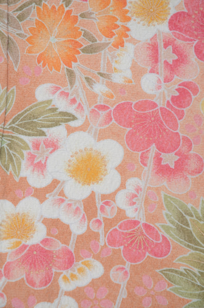 Long-sleeved kimono 6 items set / Furisode / FK#2-284