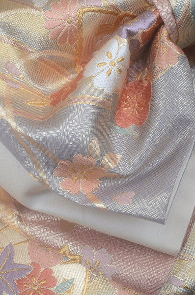 Long-sleeved kimono 6 items set / Furisode / FK#2-284