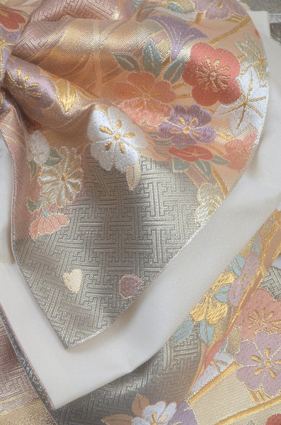 Long-sleeved kimono 6 items set / Furisode / FK#2-284