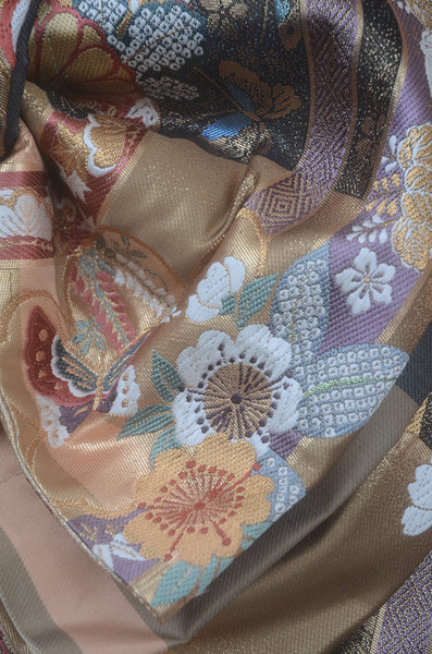 Long-sleeved kimono 6 items set / Furisode / FK#2-285