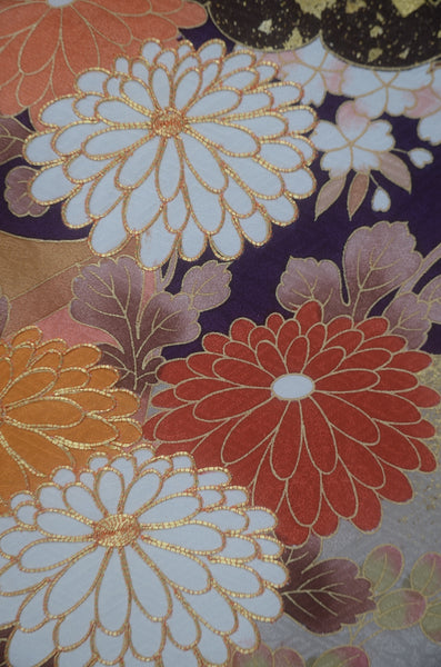 Long-sleeved kimono 6 items set / Furisode / FK#2-315