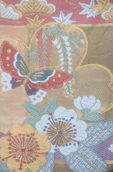 Long-sleeved kimono 6 items set / Furisode / FK#2-285