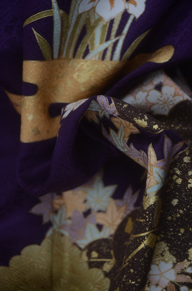 Long-sleeved kimono 6 items set / Furisode / FK#2-315