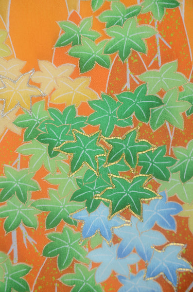 Long-sleeved kimono 6 items set / Furisode / FK#2-286