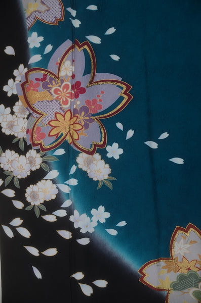 Long-sleeved kimono 6 items set / Furisode / FK#2-316