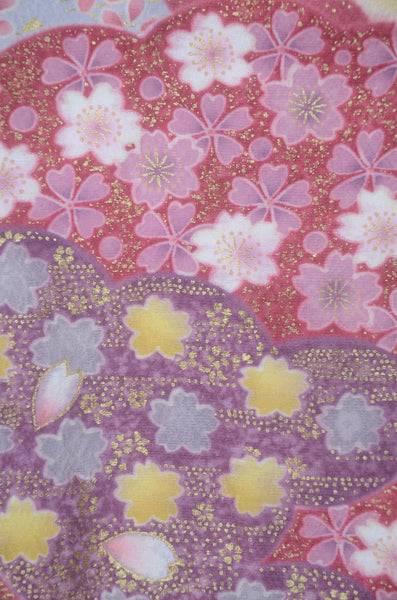 Long-sleeved kimono 6 items set / Furisode / FK#2-287