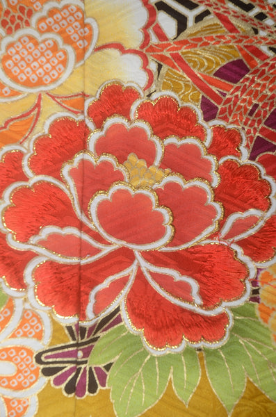 Long-sleeved kimono 6 items set / Furisode / FK#1-928