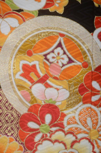 Long-sleeved kimono 6 items set / Furisode / FK#1-928