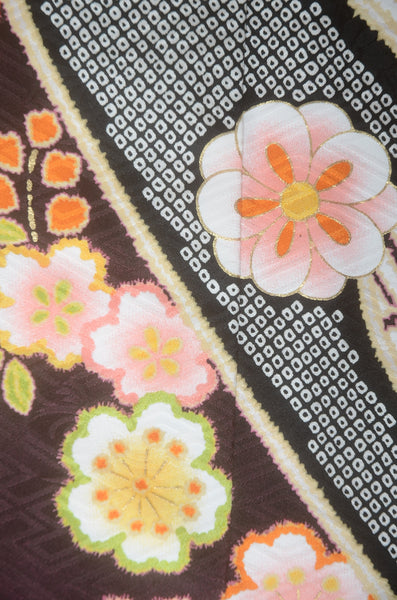 Long-sleeved kimono 6 items set / Furisode / FK#1-928