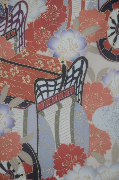 Long-sleeved kimono 6 items set / Furisode / FK#2-317