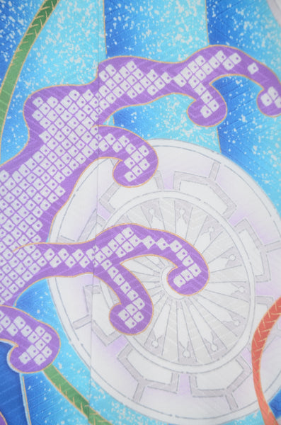 Long-sleeved kimono 6 items set / Furisode / FK#2-288