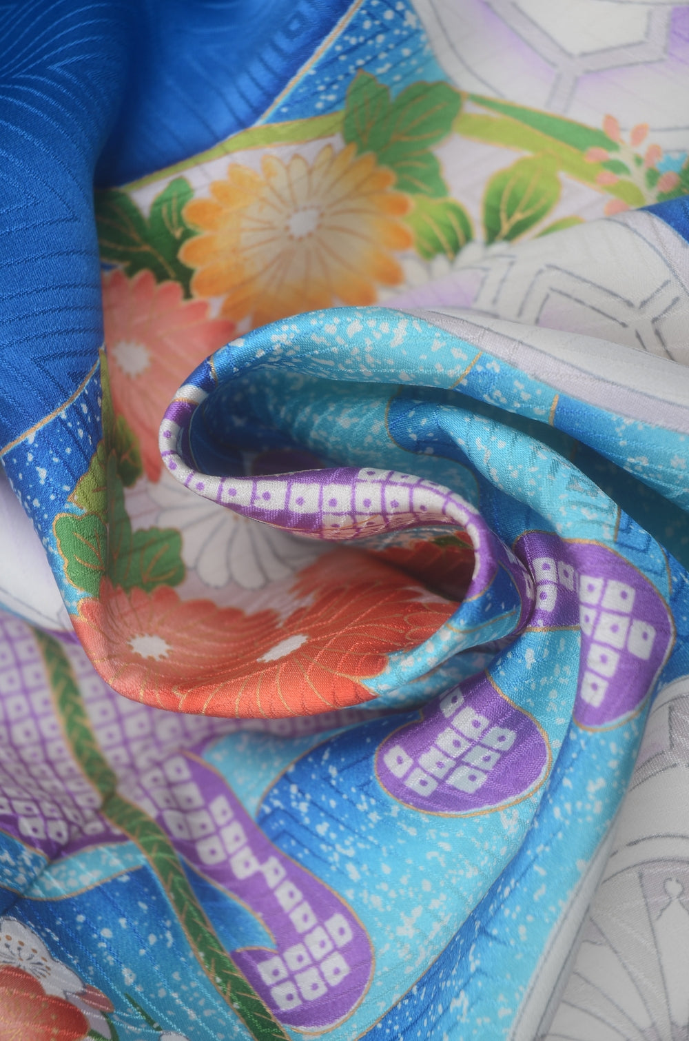 Long-sleeved kimono 6 items set / Furisode / FK#2-288