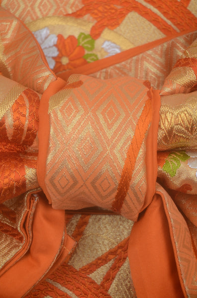 Long-sleeved kimono 6 items set / Furisode / FK#2-288