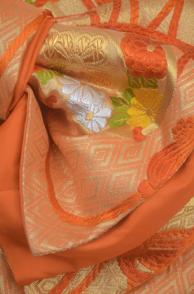 Long-sleeved kimono 6 items set / Furisode / FK#2-288