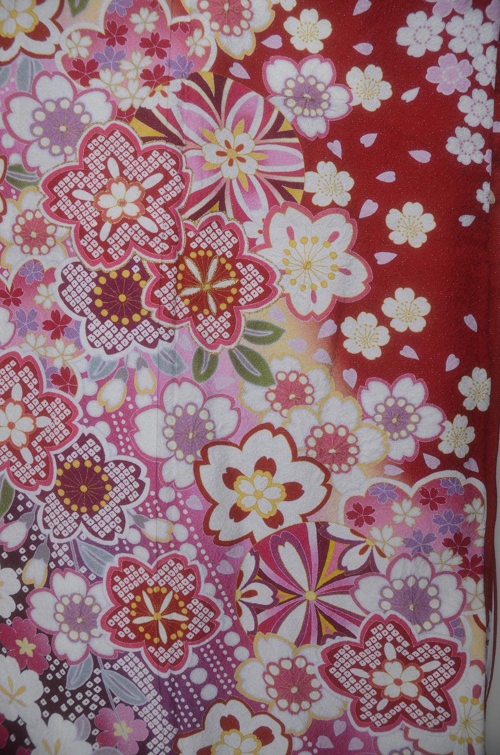 Long-sleeved kimono 6 items set / Furisode / FK#2-318