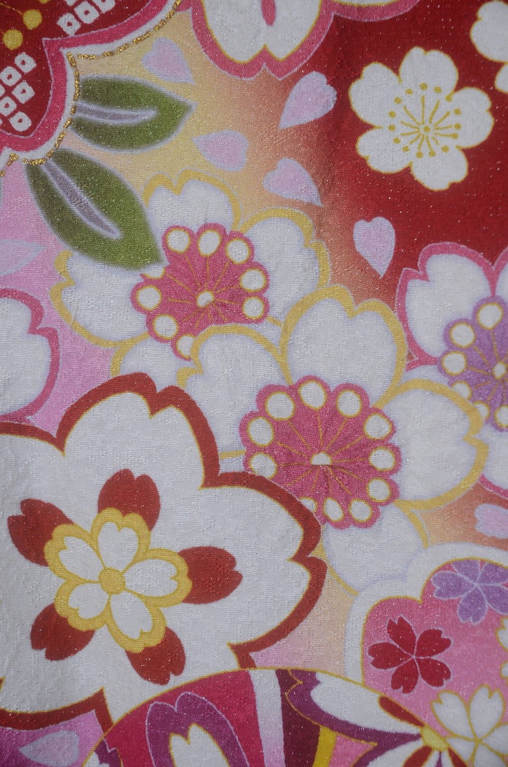 Long-sleeved kimono 6 items set / Furisode / FK#2-318