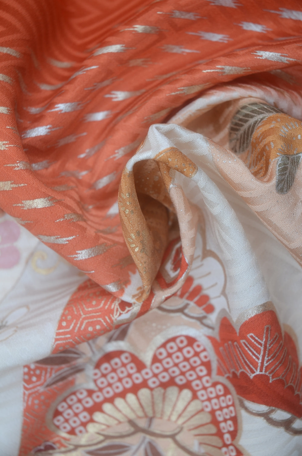 Long-sleeved kimono 6 items set / Furisode / FK#2-289