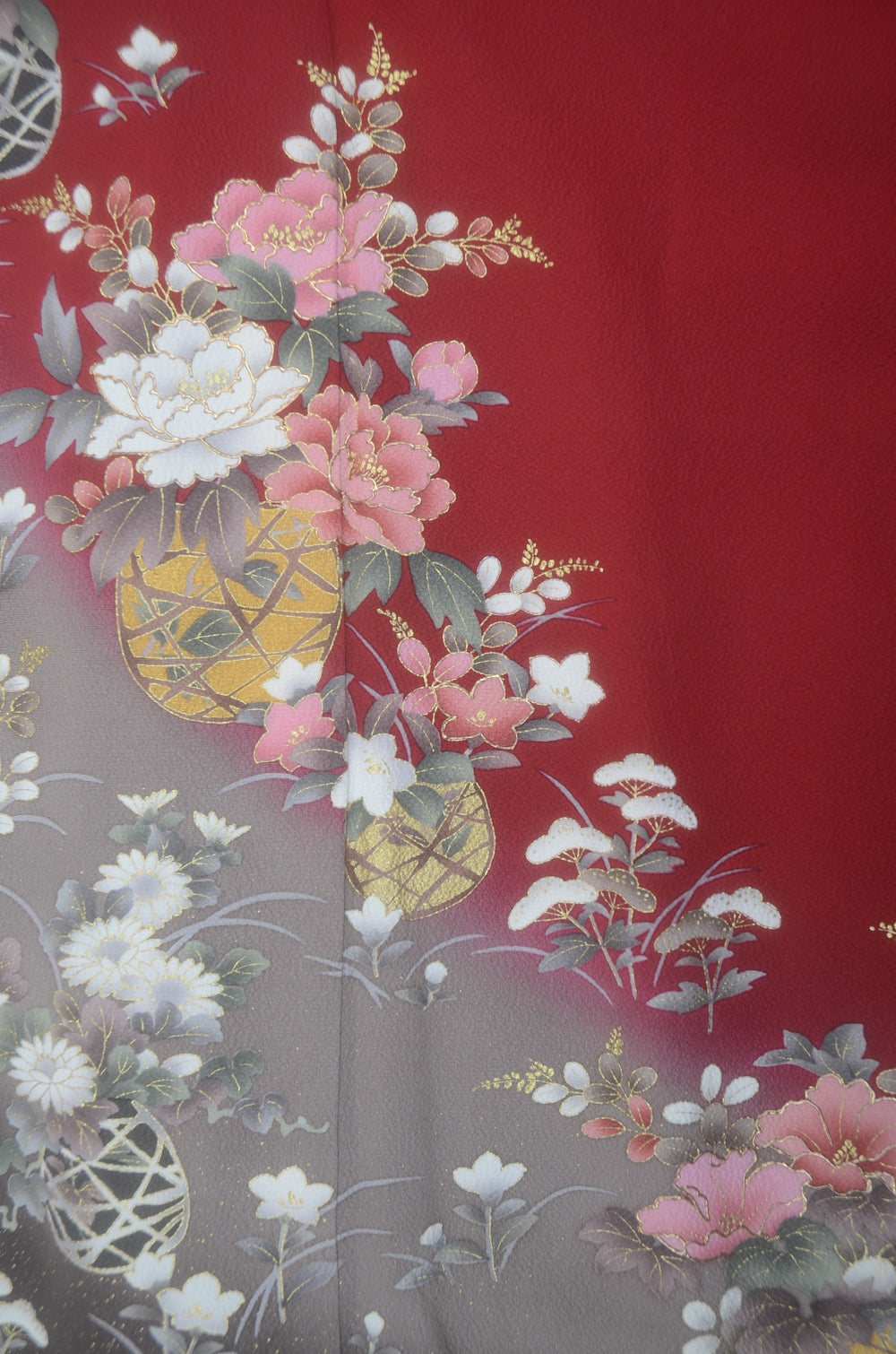 Long-sleeved kimono 6 items set / Furisode / FK#2-290