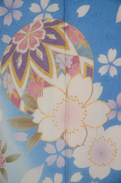 Long-sleeved kimono 6 items set / Furisode / FK#2-322