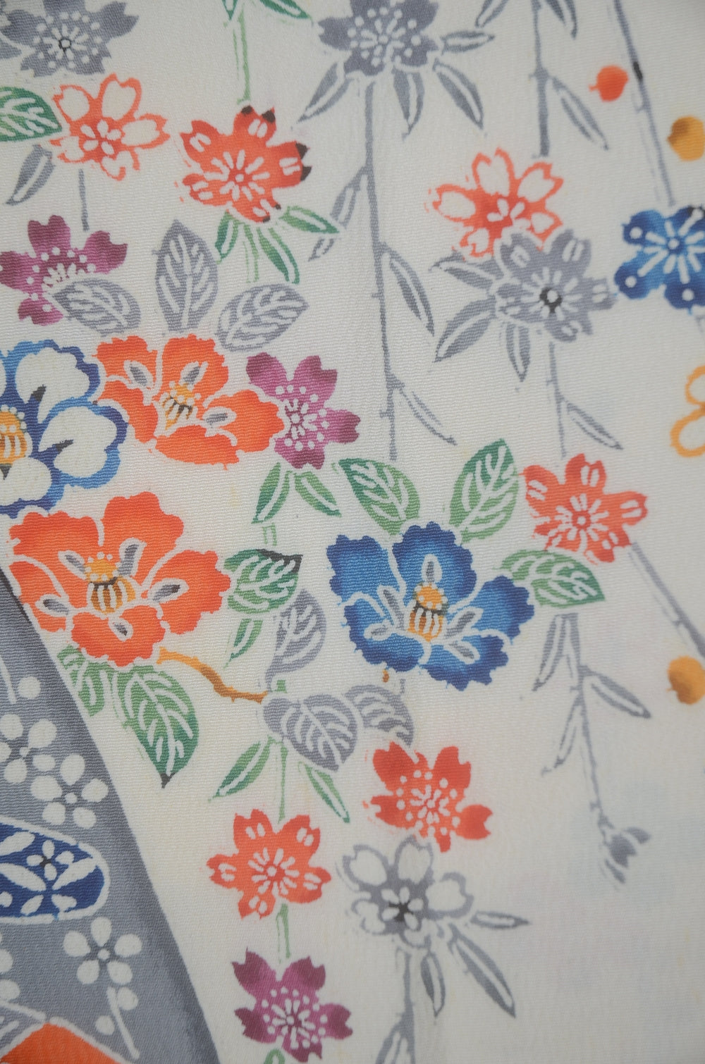 Long-sleeved kimono 6 items set / Furisode / FK#2-325