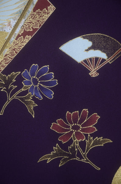 Long-sleeved kimono 6 items set / Furisode / FK#2-326