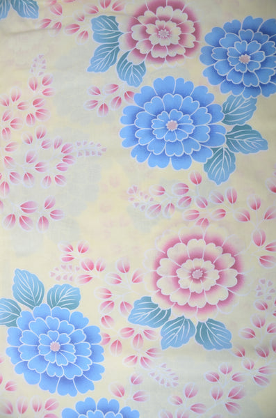 Japanese yukata kimono / H #470