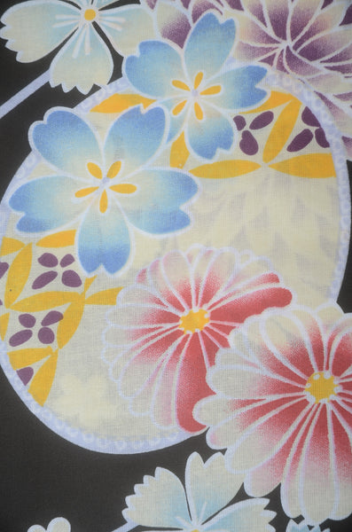 Japanese yukata kimono / H #484