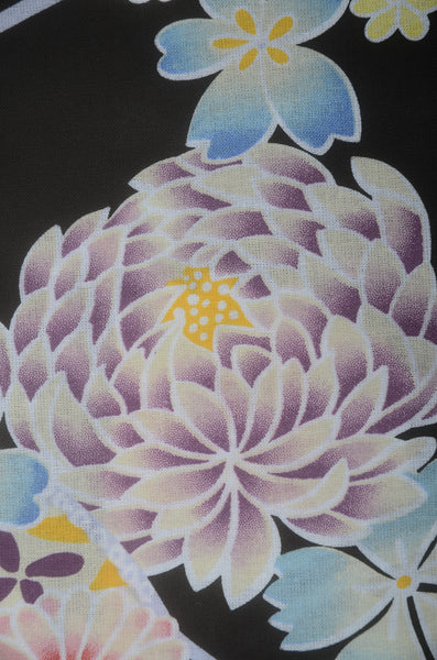 Japanese yukata kimono / H #484