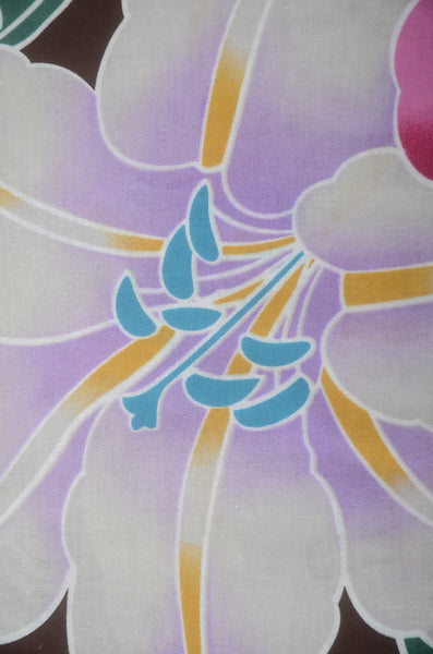 Japanese yukata kimono / H #488