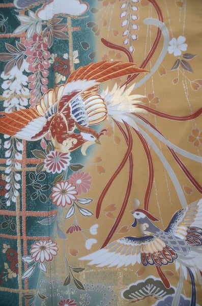 Long-sleeved kimono 6 items set / Furisode / FK#2-331