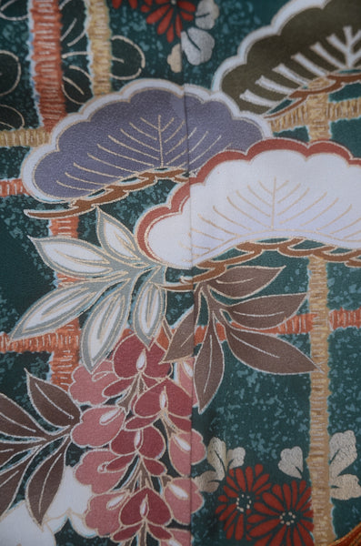 Long-sleeved kimono 6 items set / Furisode / FK#2-331