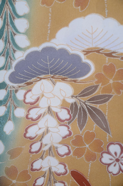 Long-sleeved kimono 6 items set / Furisode / FK#2-331