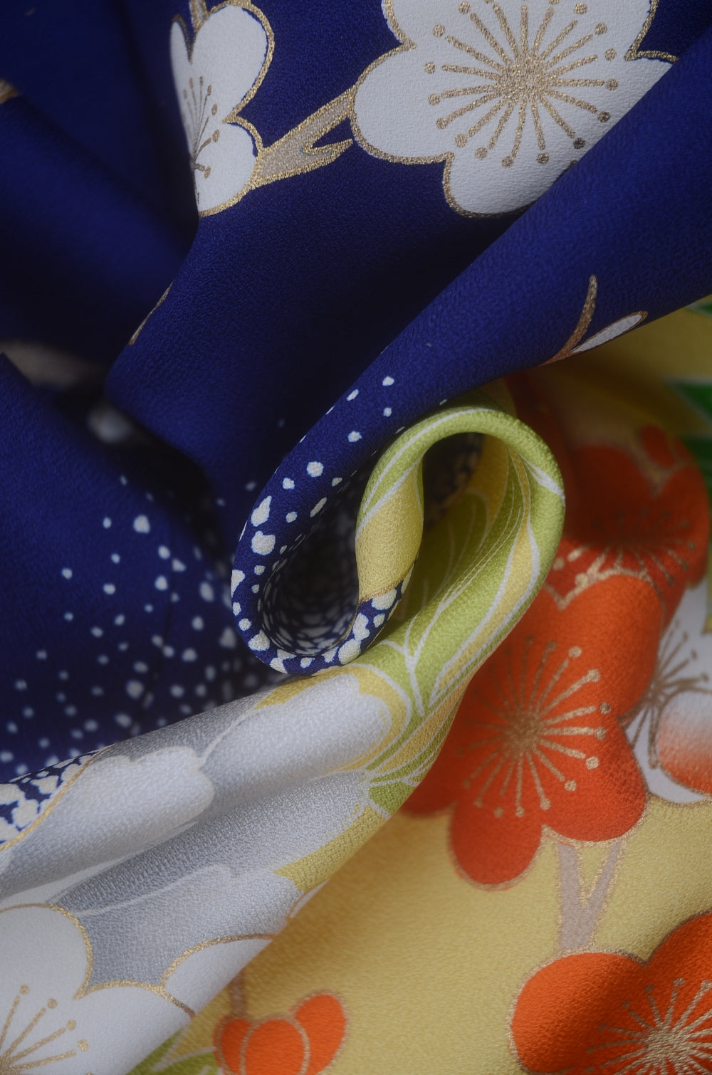 Long-sleeved kimono 6 items set / Furisode / FK#2-332