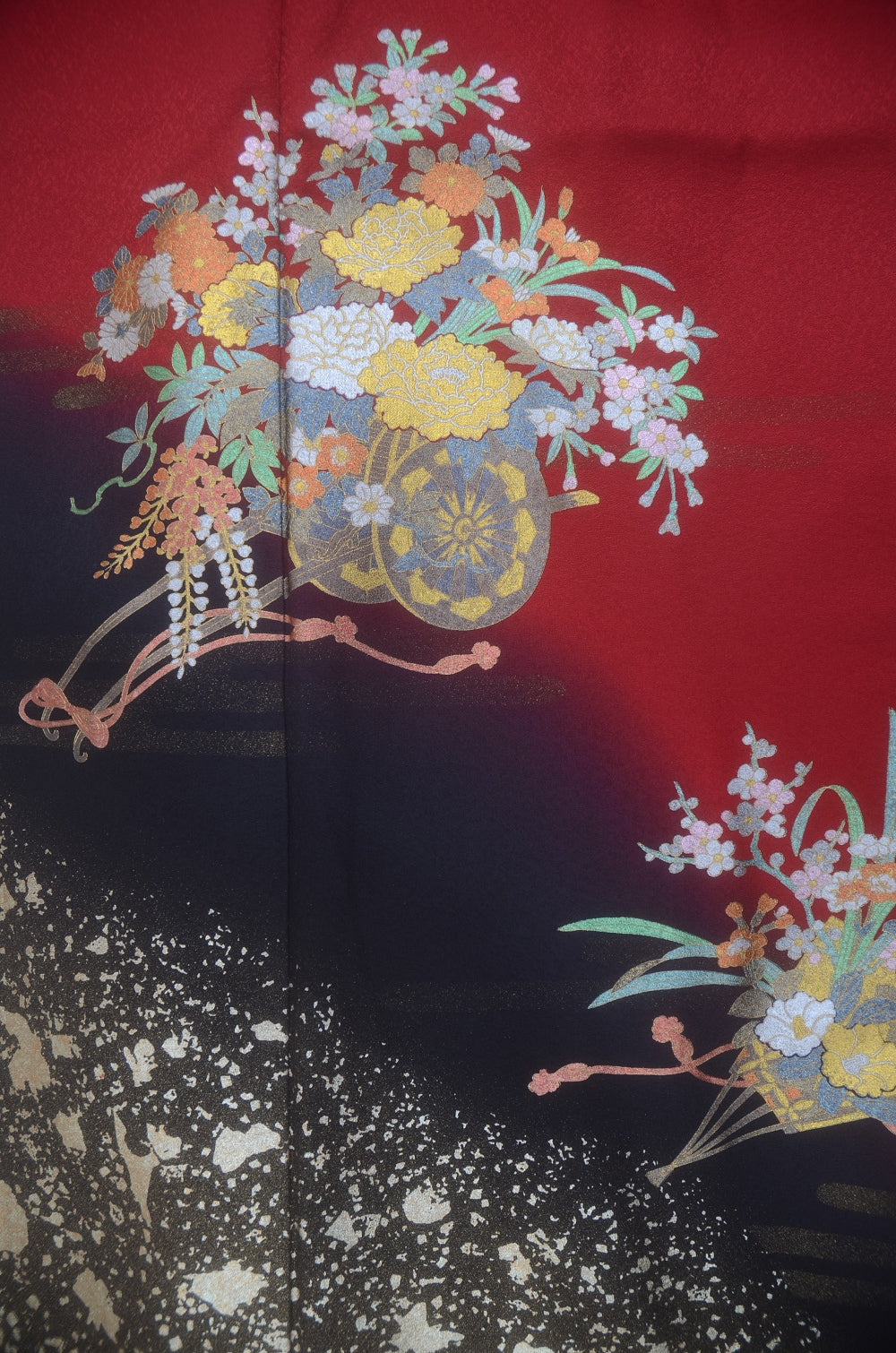 Long-sleeved kimono 6 items set / Furisode / FK#2-333