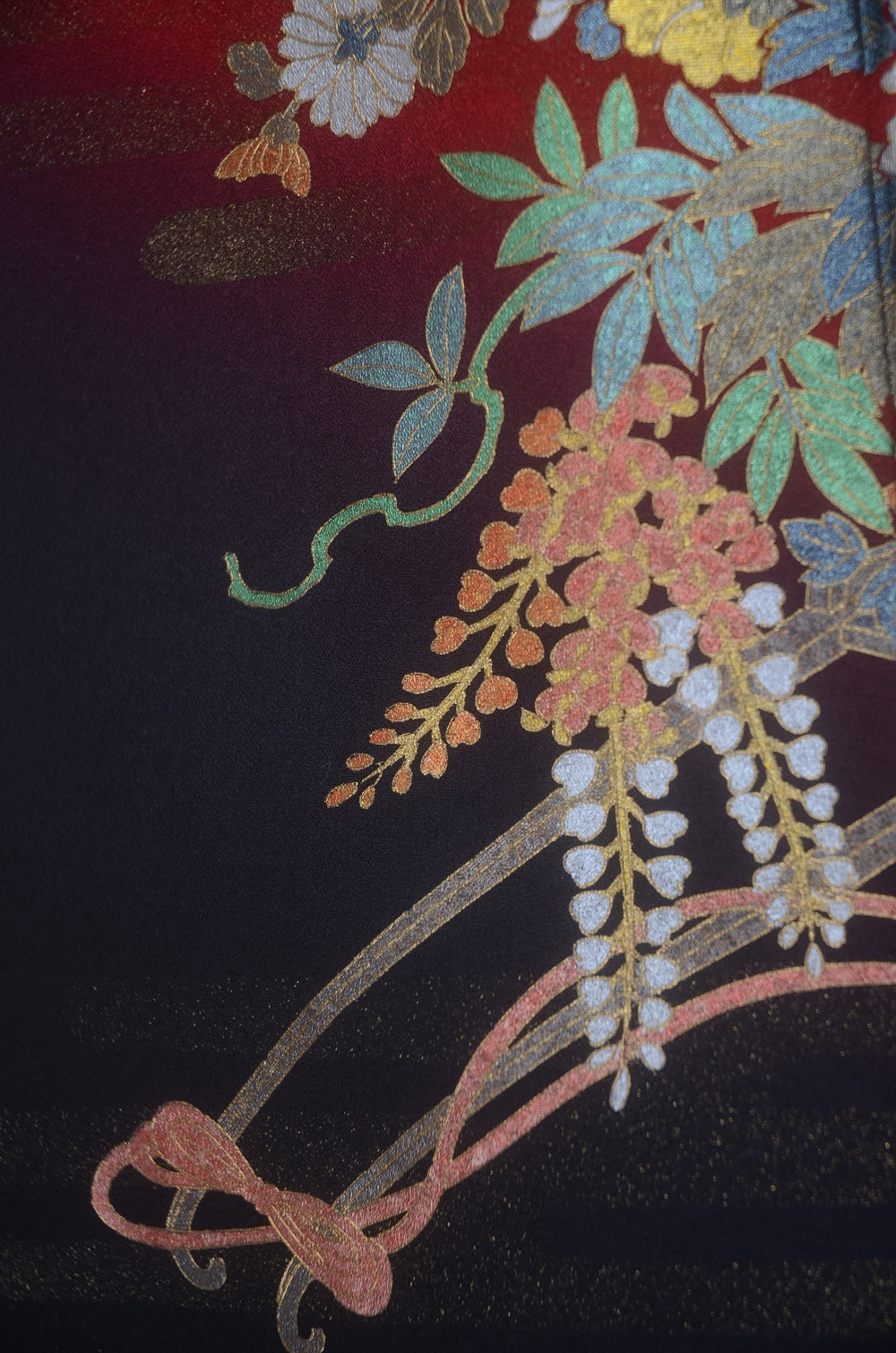 Long-sleeved kimono 6 items set / Furisode / FK#2-333