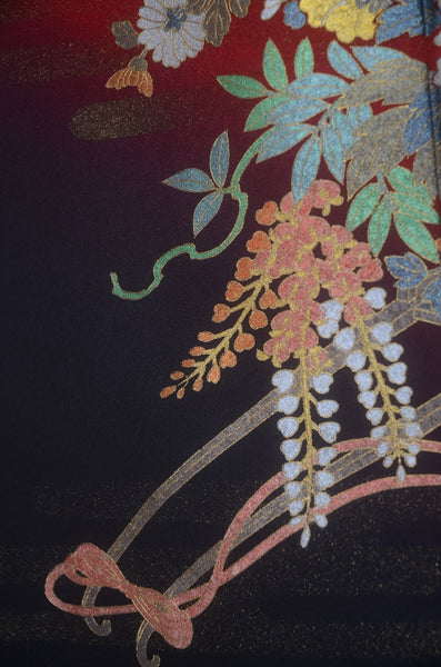 Long-sleeved kimono 6 items set / Furisode / FK#2-333
